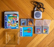 Nintendo Game Boy Four Player Adapter DMG-07 4 Gry Kartridże Pudełko Mario