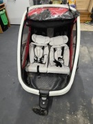 Przyczepka rowerowa dwusobowa dla dzieci HAMAX OUTBACK TWIN