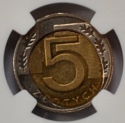 Destrukt.5 zł 2016 NGC MS62