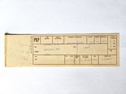 Bilet blankietowy PKP Warszawa Cent. - Konin [ 1991 ]