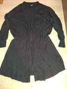 Sweter długi kardigan xxl