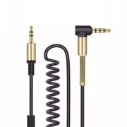 Przewód kabel AUX JACK STEREO 3,5mm SPIRALA 2m