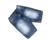 Next_chłopięce spodenki przecierany denim na 7l