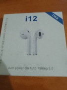 Słuchawki bezprzewodowe I12 TWS