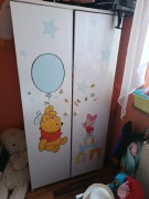 Meble pokój dziecięcy niemowlęcy łóżeczko szafa komoda regał skrzynka na 