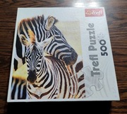 Puzzle Trefl 500 elementów Zebry wzór nr 91409
