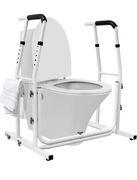 Pomoc przy wstawianiu do WC, poręcz łazienkowa, wc, stelaż do WC 