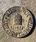Tabliczka Żeliwna Rudolph Sack przed  1900 rok 