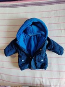 Dziecięca kurtka zimowa kolor niebieski 