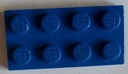 LEGO 3020 Niebieska płytka 2 x 4 4593,4162,6575 3szt