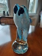 Szklana figurka - Papugi - pełna w środku