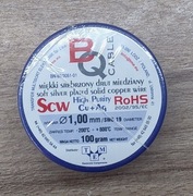 Miękki srebrzony drut miedziany