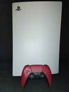 PlayStation 5 z napędem pad podstawka okablowanie