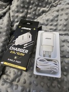 Nowa, biała ładowarka usb c