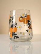 Ręcznie malowana szklanka Falcon Art