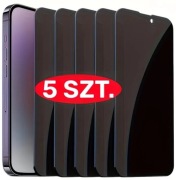 Szkło Prywatyzujące do iPhone 15 – Zestaw 5 sztuk