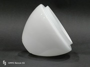 Klosze klosz mleczny do żyrandola szer 155mm otwór E-27 42mm