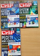 CHIP - czasopisma z rocznika 2012 (numery 4, 5, 6) z płytami