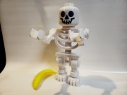 Duży biały szkielet LEGO – 40 cm –3D druk –wersja do samodzielnego zlozenia