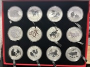 AUSTRALIA LUNAR II SET 12 x 1 uncja