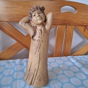 Figurka gliniana rękodzieło 