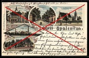 OPALENICA Opalenitza ratusz kościoły cukrownia dworcowa 1903