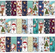 MAGNETYCZNE ZAKŁADKI MAGNESY DO KSIĄŻEK KOLOROWE KLIPSY ŚWIĄTECZNE 30 SZT