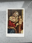 Stary obrazek Madonna z Dzieciątkiem – Giovanni B. Cima – Verlag Ettal