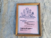 Stara Reklama w Ramce - Danzig . 