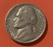 USA .5 centów. Five cents. 1989.