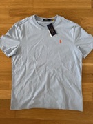 Nowy z metką T-shirt Ralph Lauren jasnoniebieski rozmiar L 100% bawełna