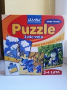 Puzzle Zwierzęta 2-4 LATA