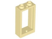 LEGO 4 x 60593 okno łukowe 2x3 - piaskowy