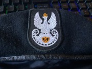 Beret Wojskowy czarny Jednostki strzeleckiej 4510 