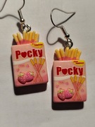 Kolczyki pocky paluszki 