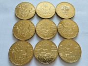 ROCZNICA MARCA 68 9 sztuk Monety 2zł MENNICZE 2008