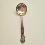 Łyżka do sosow posrebrzana zabytkowa