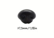 Nosek 27,5 mm do maskotek czerń 