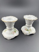 2x świecznik porcelanowy Ćmielów Chodzież sygnowany Made in Poland
