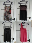 Zestaw 4 sukienek R.S Zara, Amisu,BIK Bok