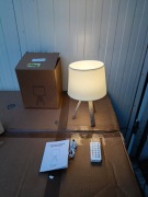 Bezprzewodowa Lampka Stołowa LED Tripod | RGB | Pilot + USB