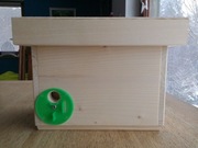 Ulik weselny drewniany 4 ramki i podkarmiaczka, prezent dla pszczelarza