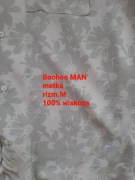 Koszula męska Boohoo MAN, rozm.M, 100% wiskoza, nowa z metką 
