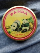Panda, puszka po tytoniu fajkowym Vintage, Retro