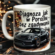 Kubek dla mechanika smieszny prezent dla taty chlopaka meza kolegi Porshe