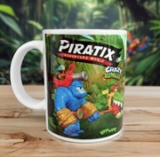 Piratix: CRAZY JUNGLE figurki Magic Box smieszny prezent dla dziecka kubek
