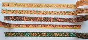 jesienny zestaw1 washi tape taśma ozdobna 2m scrapbooking