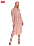 Piękna sukienka z marszczeniami Pudrowy Róż r. 40 Top Secret 
