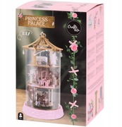 DIY Miniaturowy domek 3D pod kloszem Pałac Księżniczki LED Light Crafts&Co