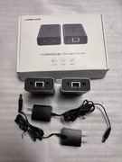 Przedłużacz sygnału / EXTENDER VGA po LAN RJ45 do 100m obrazu